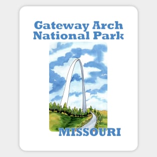 Gateway Arch National Park, Missouri Sticker